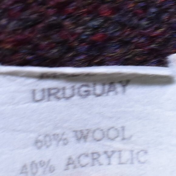 Joseph Abbound Men's Wool Sweater Size Large V Neck Eclectic Grandpacore - Picture 8 of 8